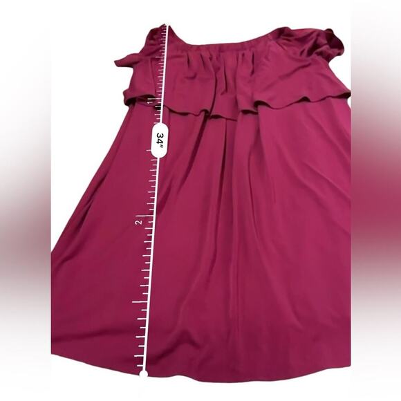 RTR Rosie Pope Luisa Dark Pink Off The Shoulder Mini Maternity Dress Sz‎ S - Picture 10 of 10